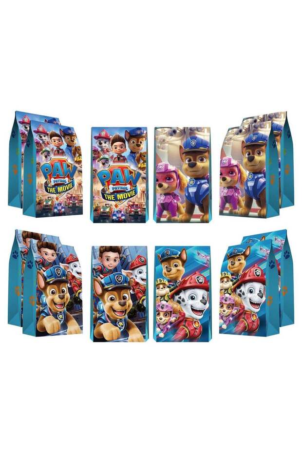 12PCS set of paper gift bags for kids girls and boys