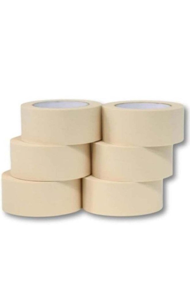 Hi-Stick Masking Tape 2 Inch x 13 Meters – Beige Strong Adhesive Tape for Painting, Decorating, DIY