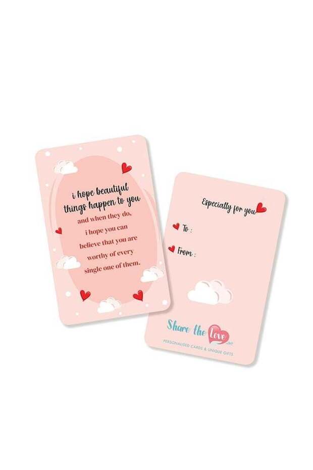 Worthy Moments Whispers - Pink Affection Card