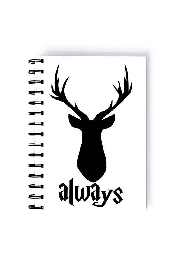 Spiral A5 Notebook Hogwarts School Movies Collection Always Deer Harry Potter