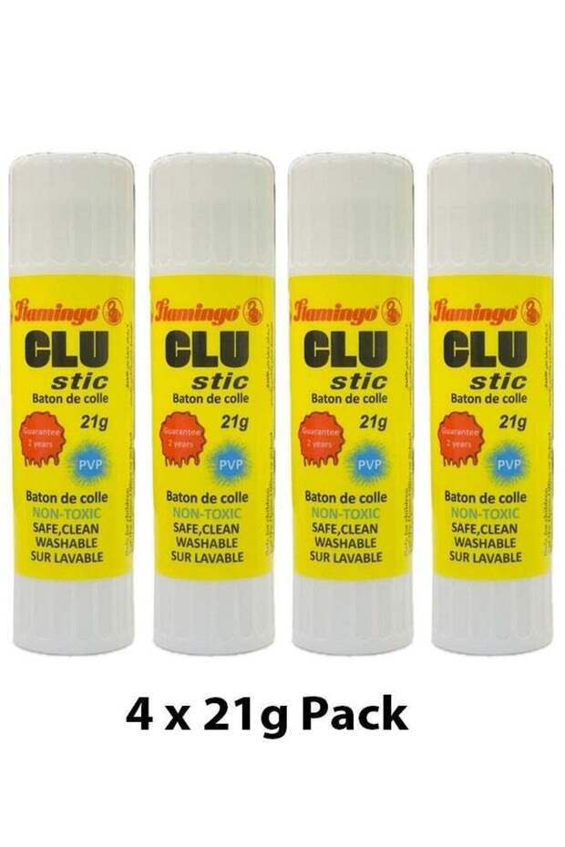 High Viscosity Glue Stick, 21 gm, 4 Pieces Value Pack