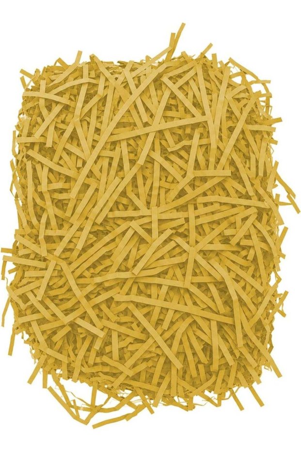 GINI Party Supplies Yellow Paper Shreds 50g Decorative Gift Basket Filler for Gift Wrapping, Hamper