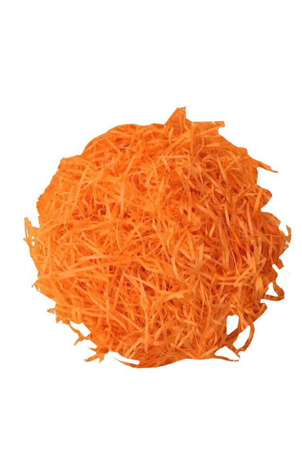 Crinkle Cut Shredded Paper Filler for Gift Wrapping Hamper/Basket Filling Packing Supplies (Orange)