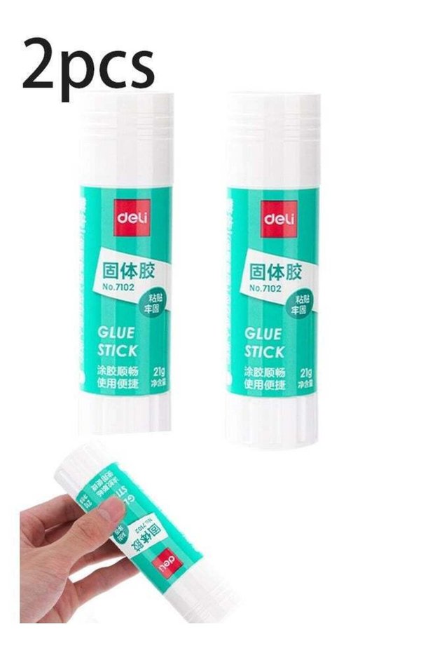 2 PCS 21g Glue Stick Clear - Non-Toxic, Fast, Clean Adhesive for School, Office & Craft Projects –
