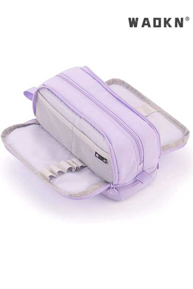 Large Capacity Pen & Pencil Case with 4 Spacious Compartments and Multi-Slot Organization Pouch Bag