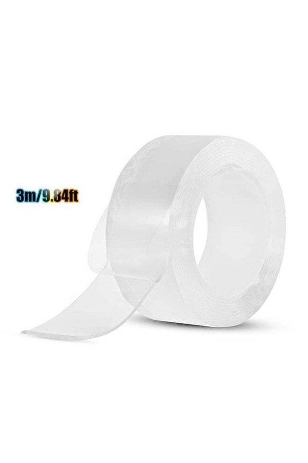 Washable Traceless Double Sided Adhesive Tape White