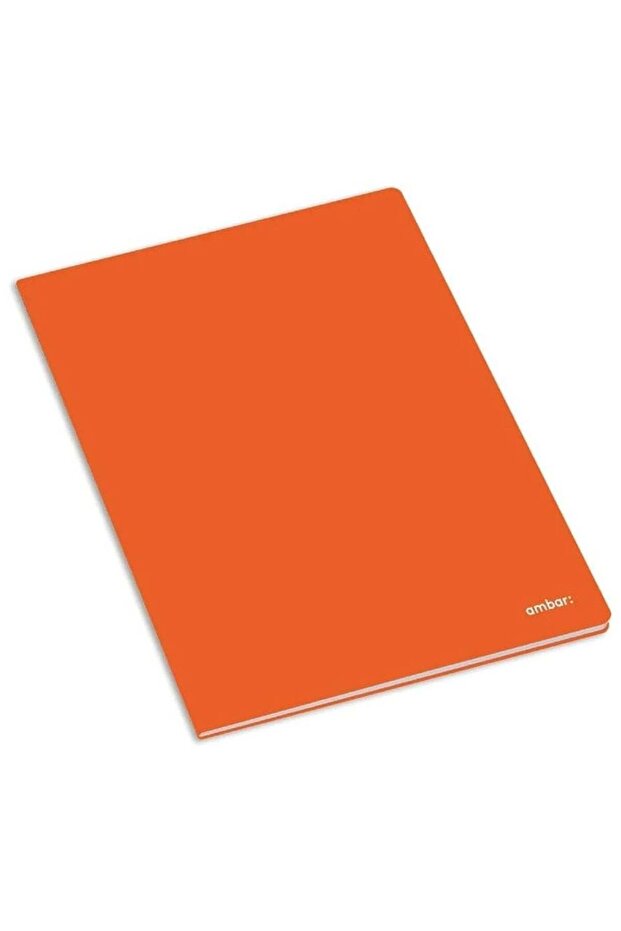1-Piece A4 Size Single Lined Notebook Orange