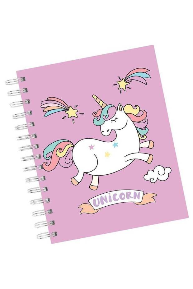 Unicorn Notebook Spiral Hardcover