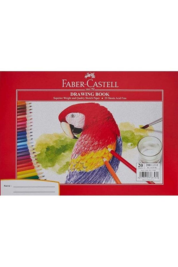 Faber-Castell A4 Drawing Book - 200 GSM, 20 Sheets