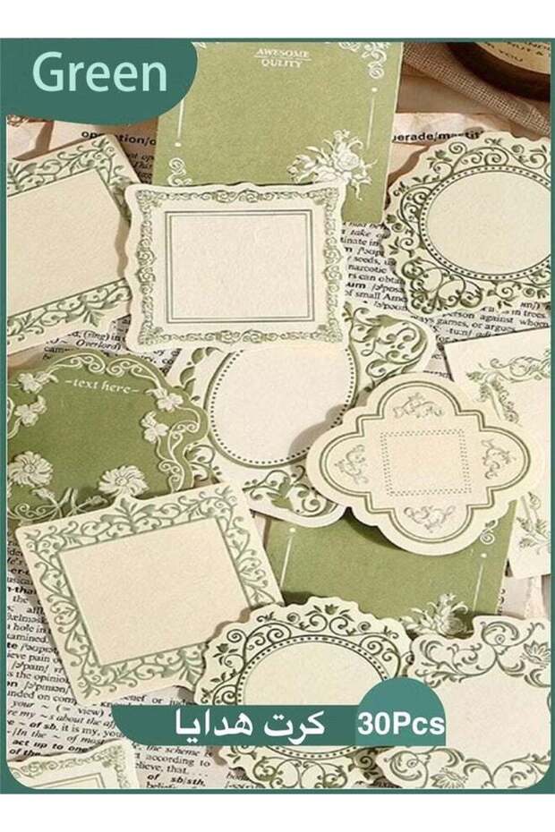 30 Pcs Vintage Scrapbooking Paper Set - Aesthetic Retro Decorative Craft Sheets for Journaling, DIY