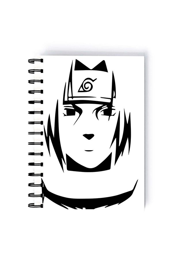 Spiral A5 Notebook Naruto Shonen Action Manga Minimalist Japanese Animated Series