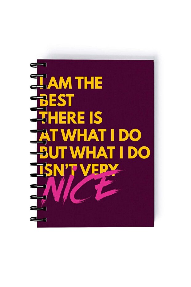 Spiral A5 Notebook Wolverine Weapon X Logan i am the Best Quote
