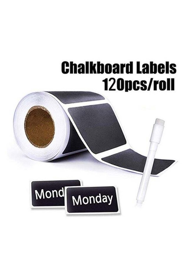120-Piece Chalkboard Label With Marker