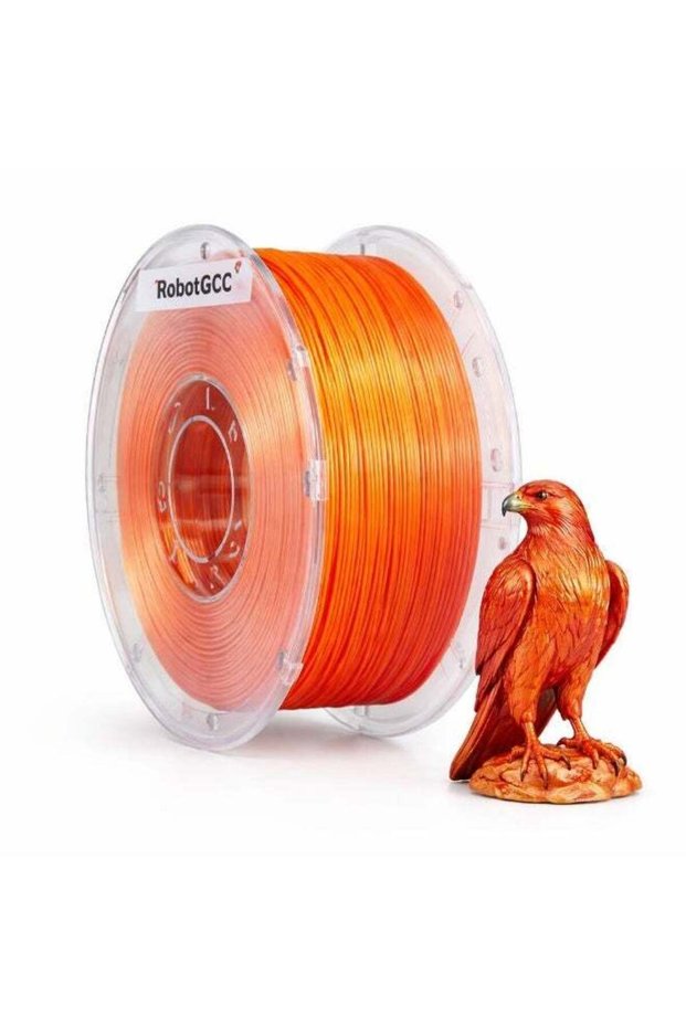 PLA Silk Red Gold 3D Printer Filament 1.75mm Dual Color Silk PLA Printing Material Glossy Metallic
