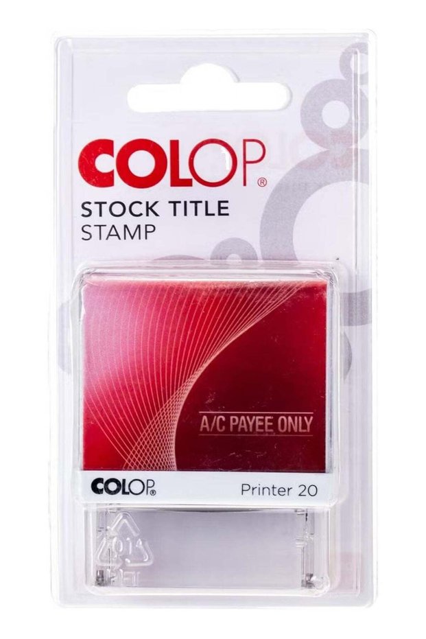 Stamp 14X38Mm A/C Payee colop