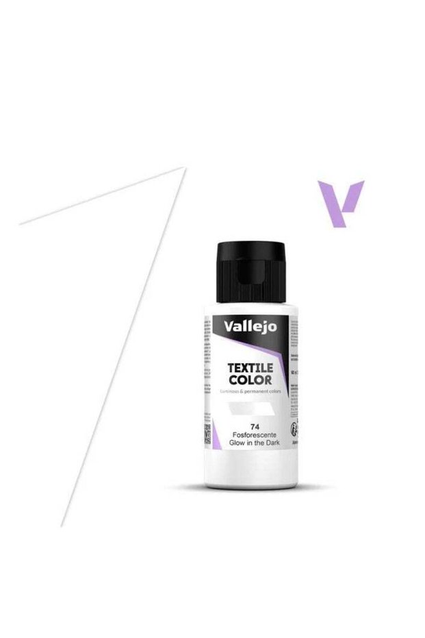 Textile Fabric Paint Glow In The Dark 74 – 60ml Bottle Luminous Washable Finish For Miniature & Sca