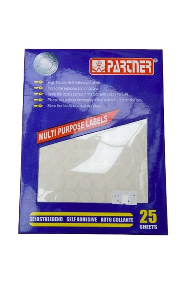 Multi Purpose Labels circle 25 sheet