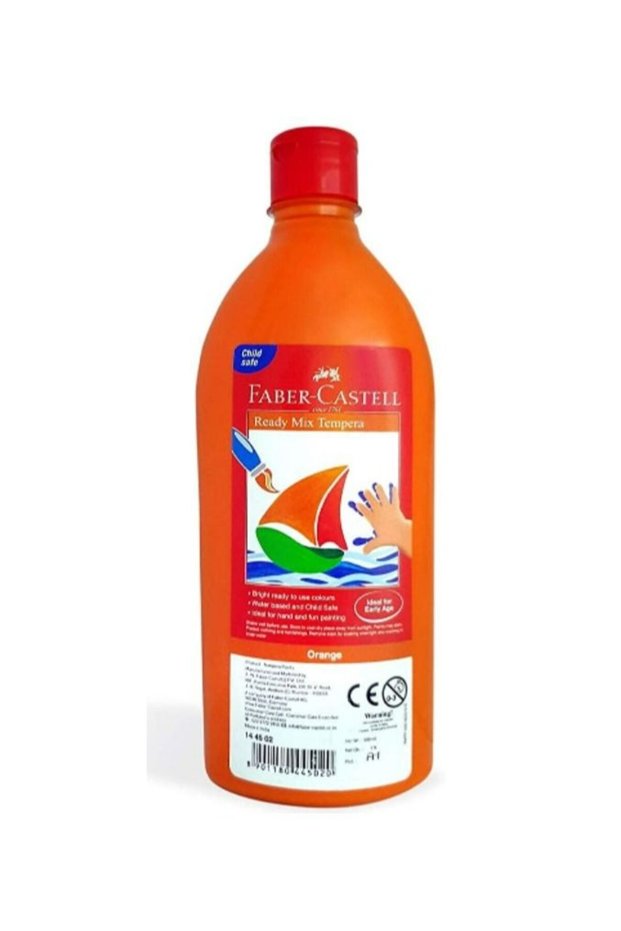 TEMPERA FUN PAINTS 500ML ORANGE