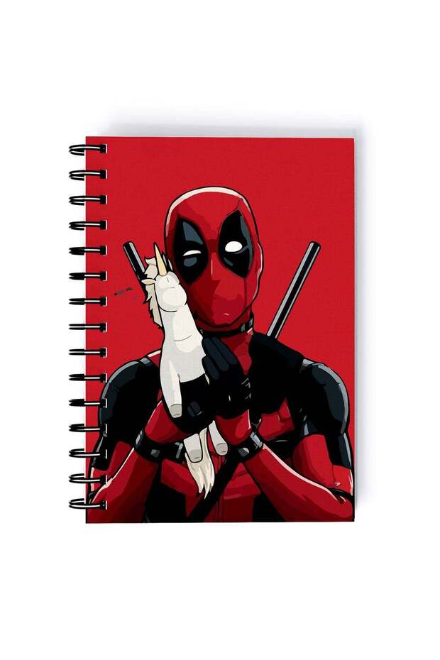 Spiral A4 Notebook Dead Pool Ryan Reynolds Unicorn Toy Deadpool