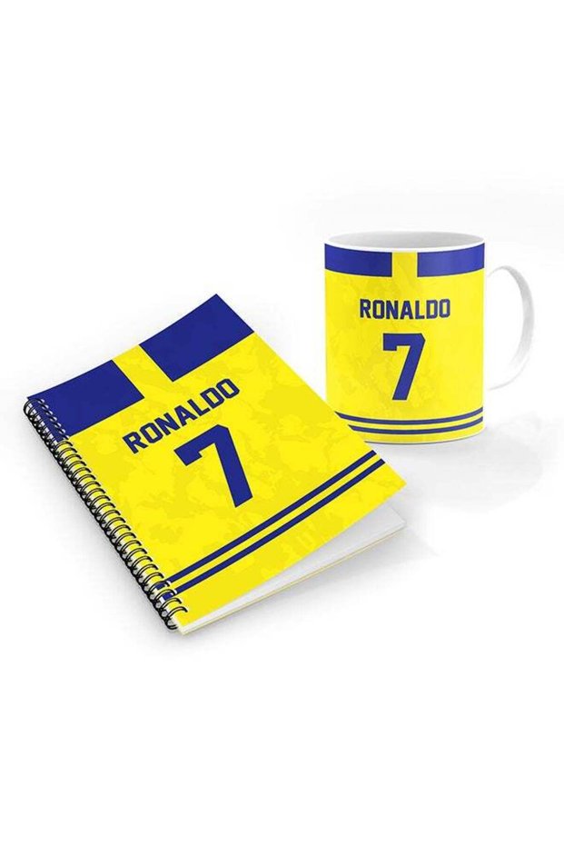 Designer Printed Coffee Mug + A5 Spiral Notebook Memo Notepad Journal Personalised Combo Gift Set F
