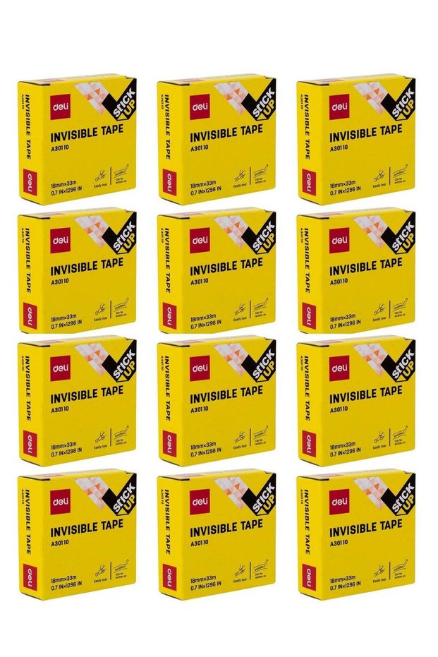 12-Piece Invisble Magic Tape 18mm Width