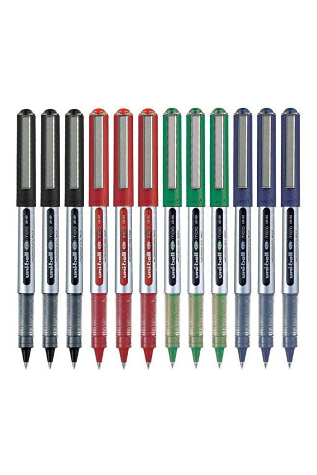 12-Piece Eye Micro Rollerball Pen Set Multicolour