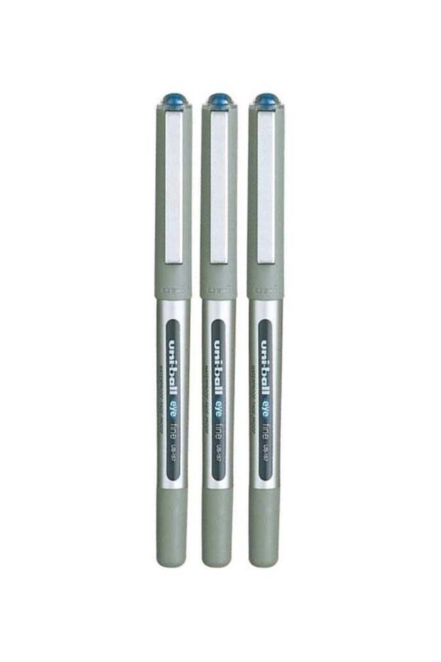 Uni-Ball EYE UB-157 Rollerball Pen BLUE [Pack of 3] Medium 0.7mm Ball