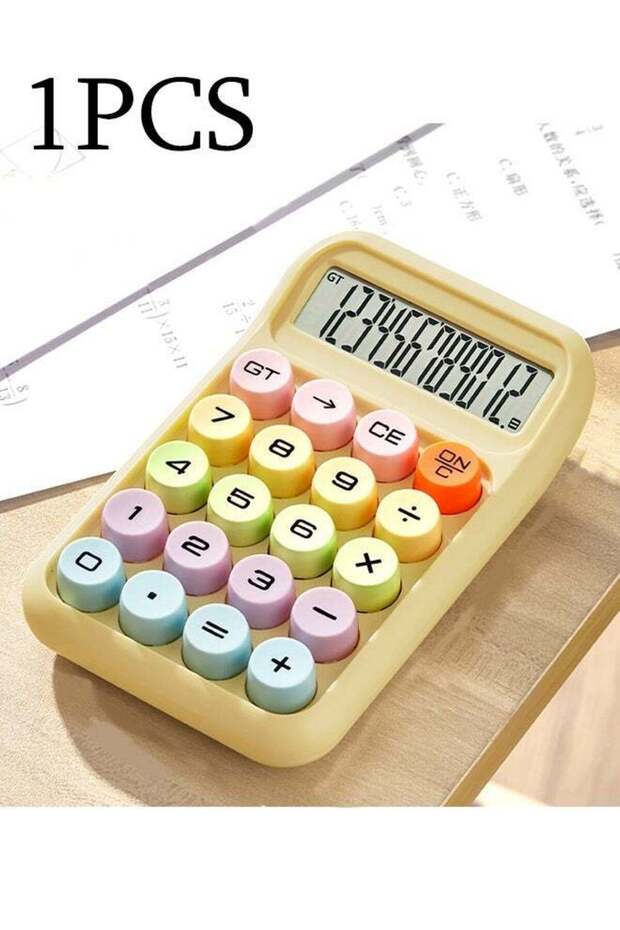 Scientific Calculator, Multifunction Calculator, Exam, Yellow