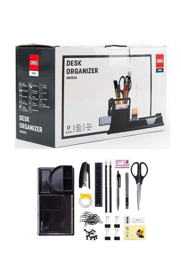 Desk Organiser With Accessories Set