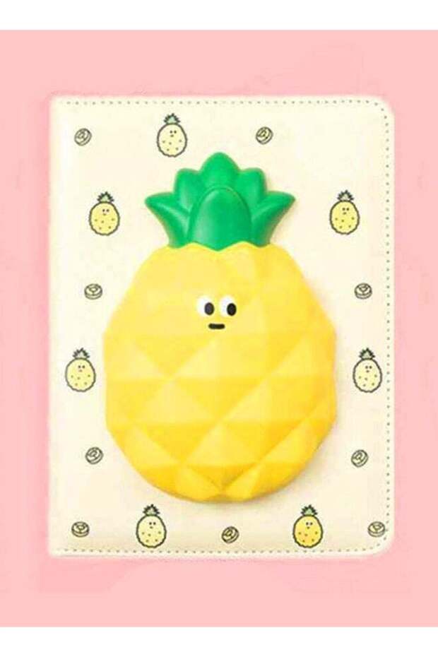 2 Pcs Cute Soft Pineapple Notebook