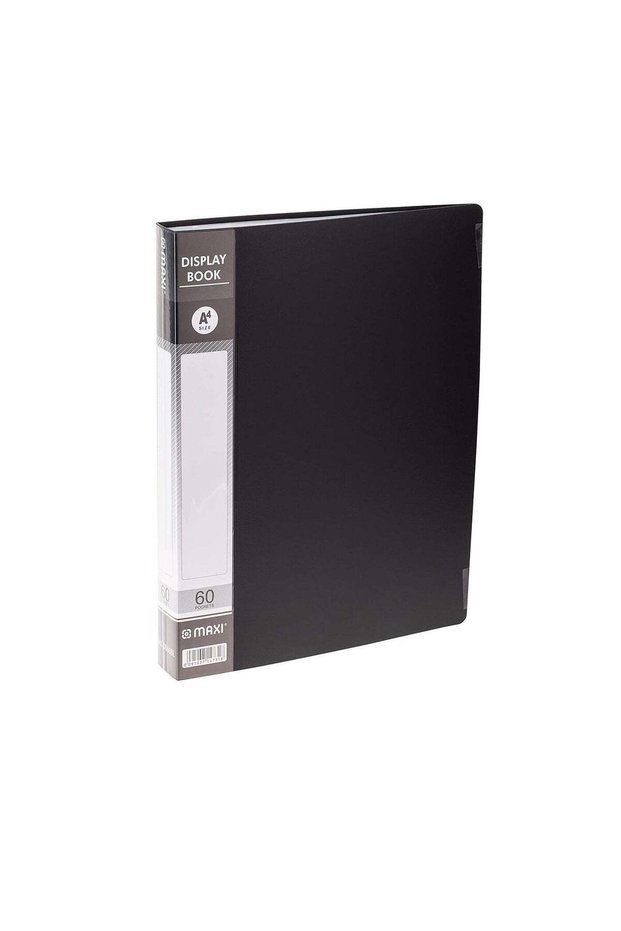 MAXI DISPLAY BOOK 60 POCKET BLACK