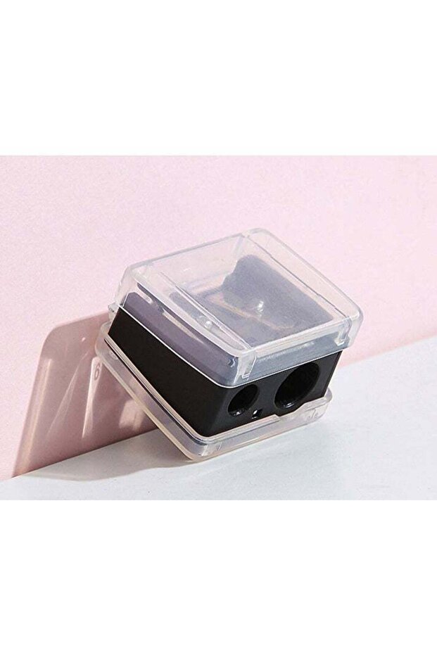 3 Pack Dual Hole Pencil Sharpeners with Lid, Manual Sharpening Tool for Standard and Jumbo Pencils,