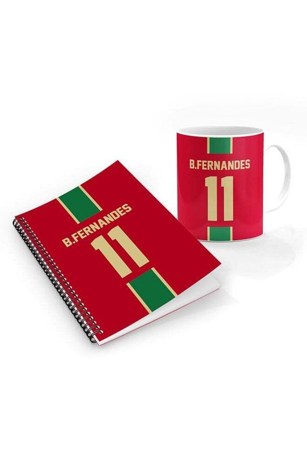 Designer Printed Coffee Mug + A5 Spiral Notebook Memo Notepad Journal Personalised Combo Gift Set F
