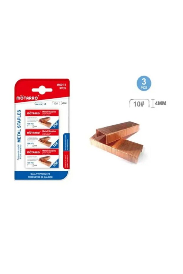MOTARRO Metal Staples MI021-4 Heavy Duty Standard Staples for Office School & Home–Universal Staple