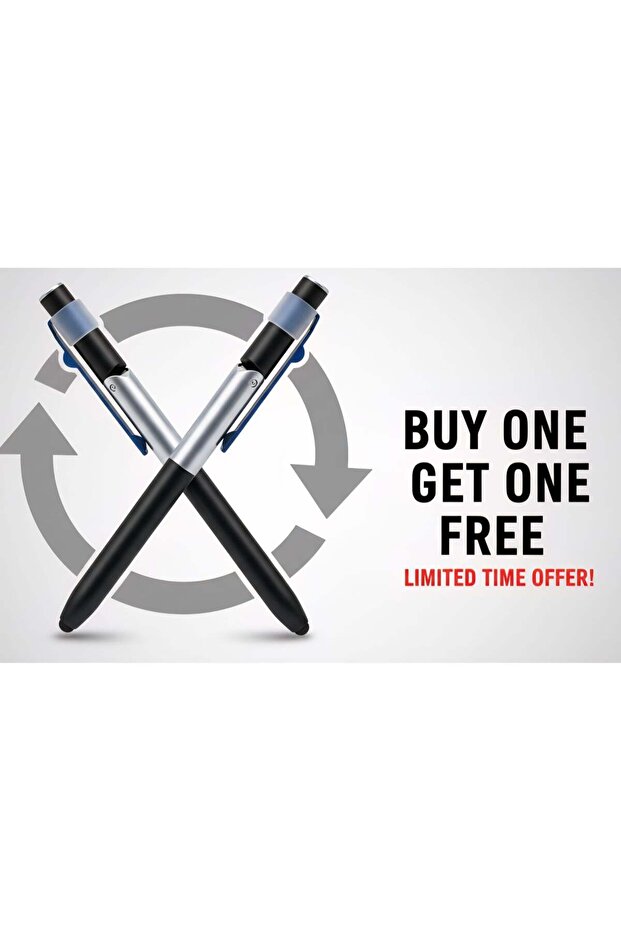 Multifunction pen - mobile stand -flash light - write on paper - write on phoneBundle