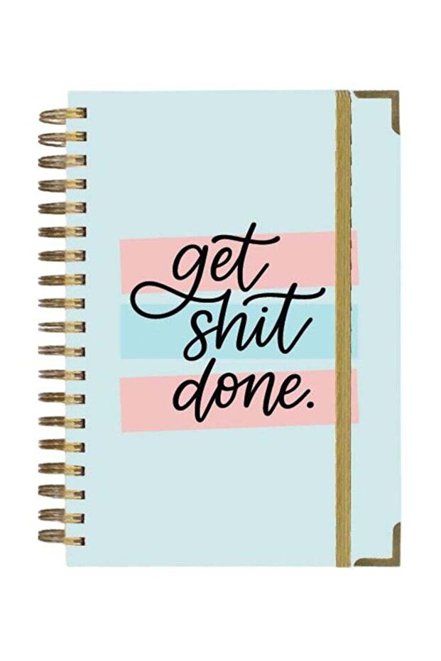 Get it Done Notebook, Spiral, Gifting multicolour