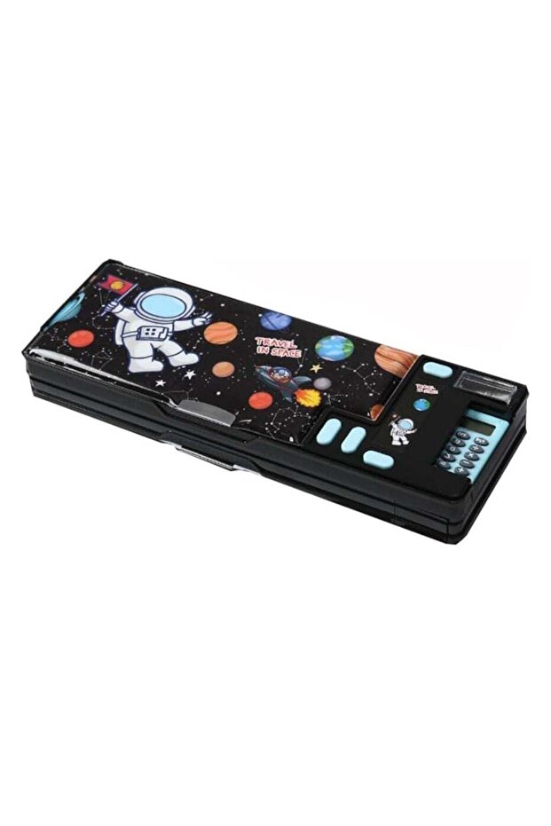 Pop Up Multifunction Pencil Case for Kids, with Calculator Sharpener Cute School Supplies Multifunc