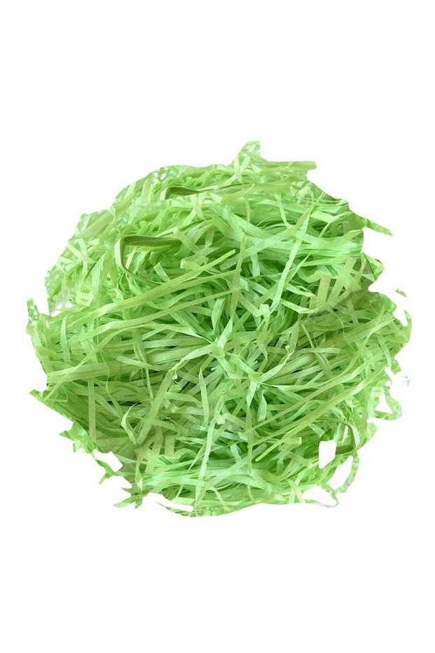 Crinkle Cut Shredded Paper Filler for Gift Wrapping Hamper/Basket Filling, Packing Supplies (Green)