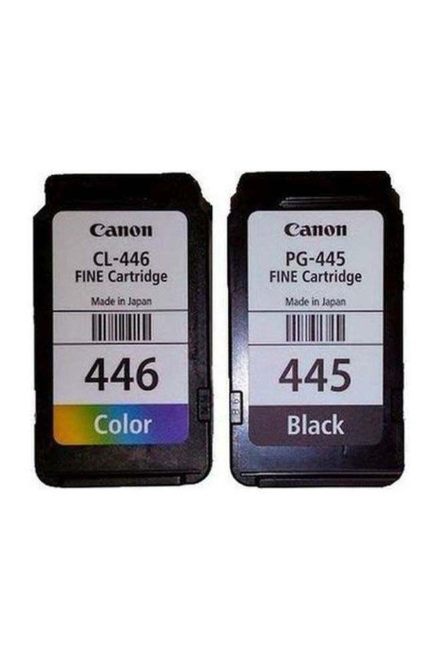 Pack of 2 Canon Pixma 445/446 Ink Cartridge Set Tri Colour & Black