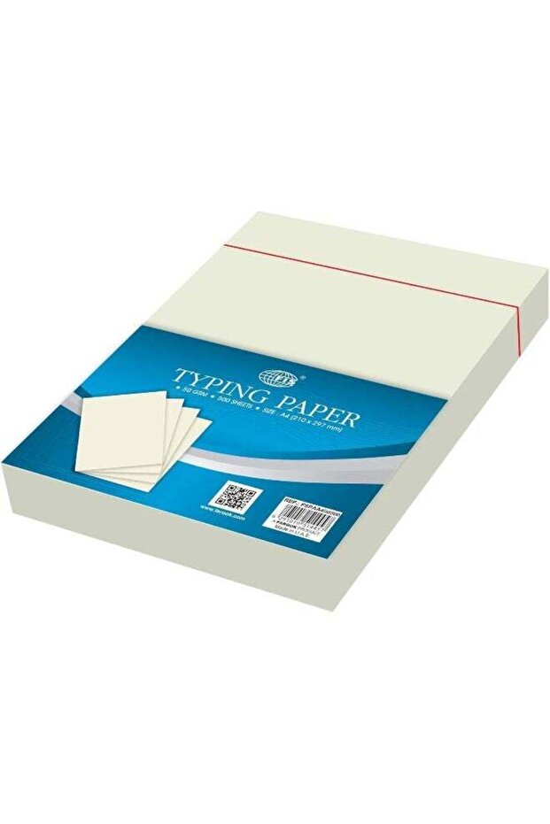 FIS Typing Paper - 500 Sheets, 50 GSM, A4 Size A4