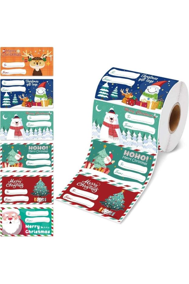 500 PCS Christmas Gift Tags - Gift Tags for Christmas Presents - Christmas Gifts for Women Men Kids