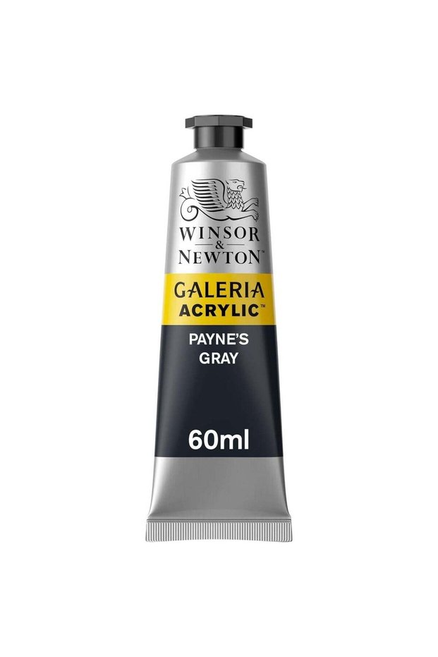 Galeria Acrylic Colour Paint Tube 60ml Content Payne's Gray