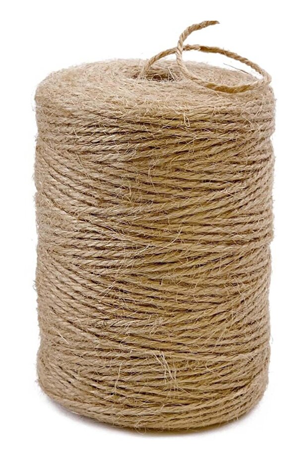 Natural Gift Wrap Ribbons Twine Jute Twine 200m Long Twine String for Crafts Gift Wrapping Packing