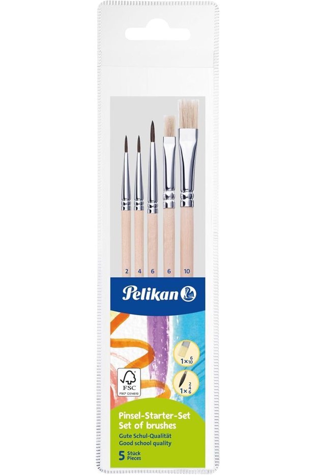 Pelikan 5‑Piece Starter Paint Brush Set 718163