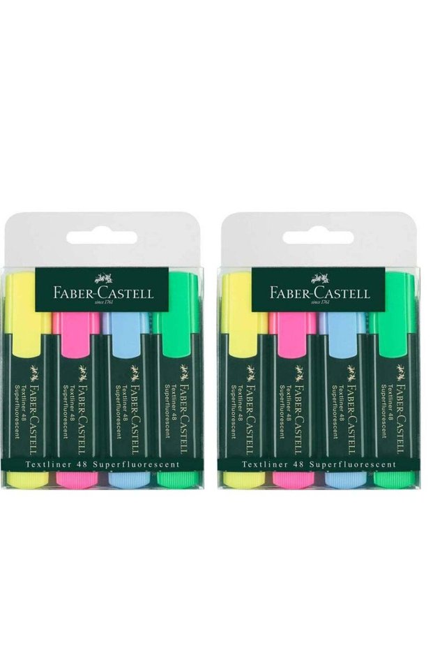 4-Piece Textliner Set Multicolor Pack Of 2