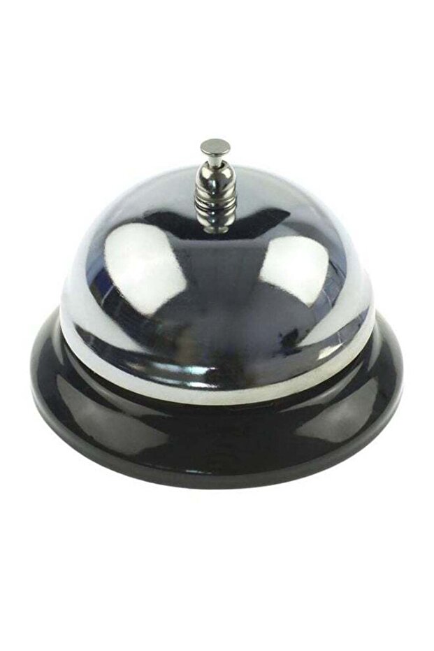 Metal Call Bell Silver/Black