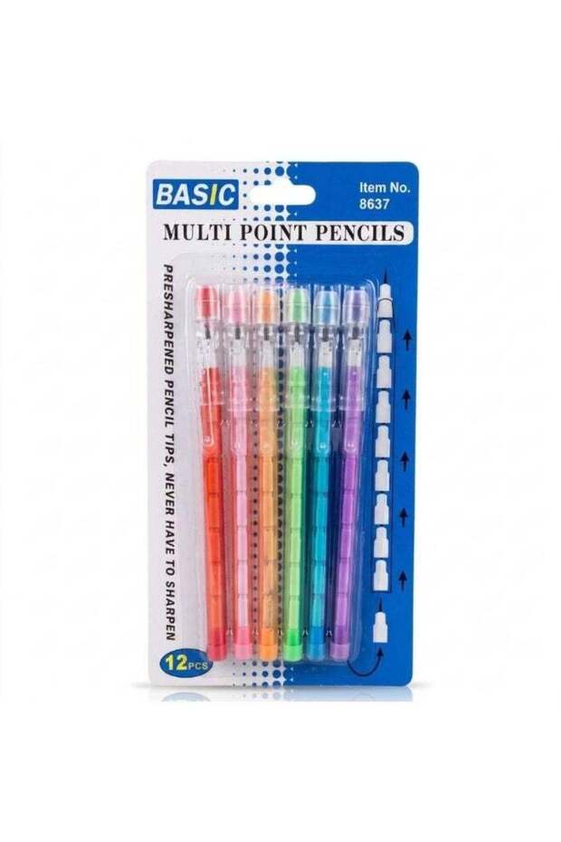 Basic Multi Point Pencils- Multi Color