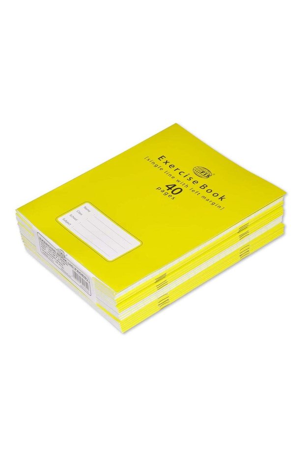 EXERCISE BOOK 40 PAGES PACK OF 24 SINGLE LINE WITH MARGIN FSEBSLM40N