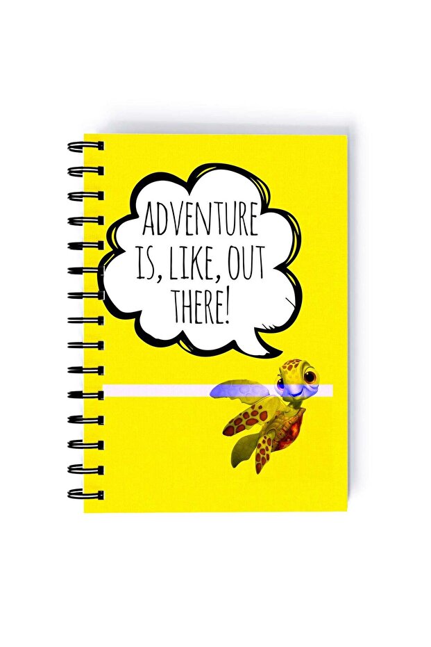 Mine Printed Spiral A5 Notebook Grey/Black