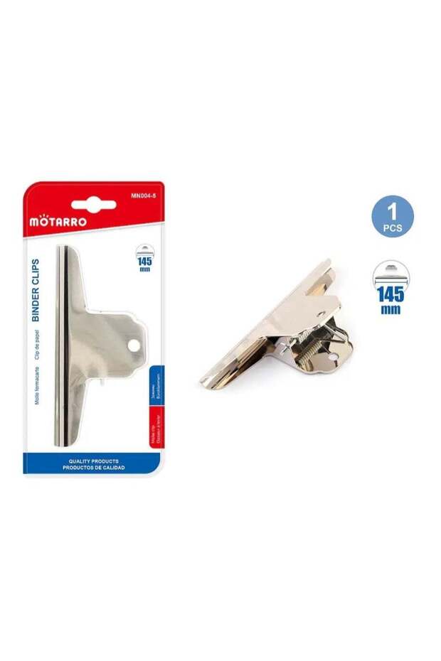 MOTARRO MN004-5 Binder Clips Strong Metal Paper Clips for Office, School & Home Organization